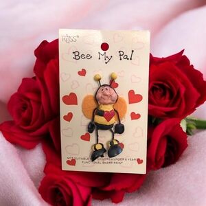 Russ Bee My Pal Heart Pin